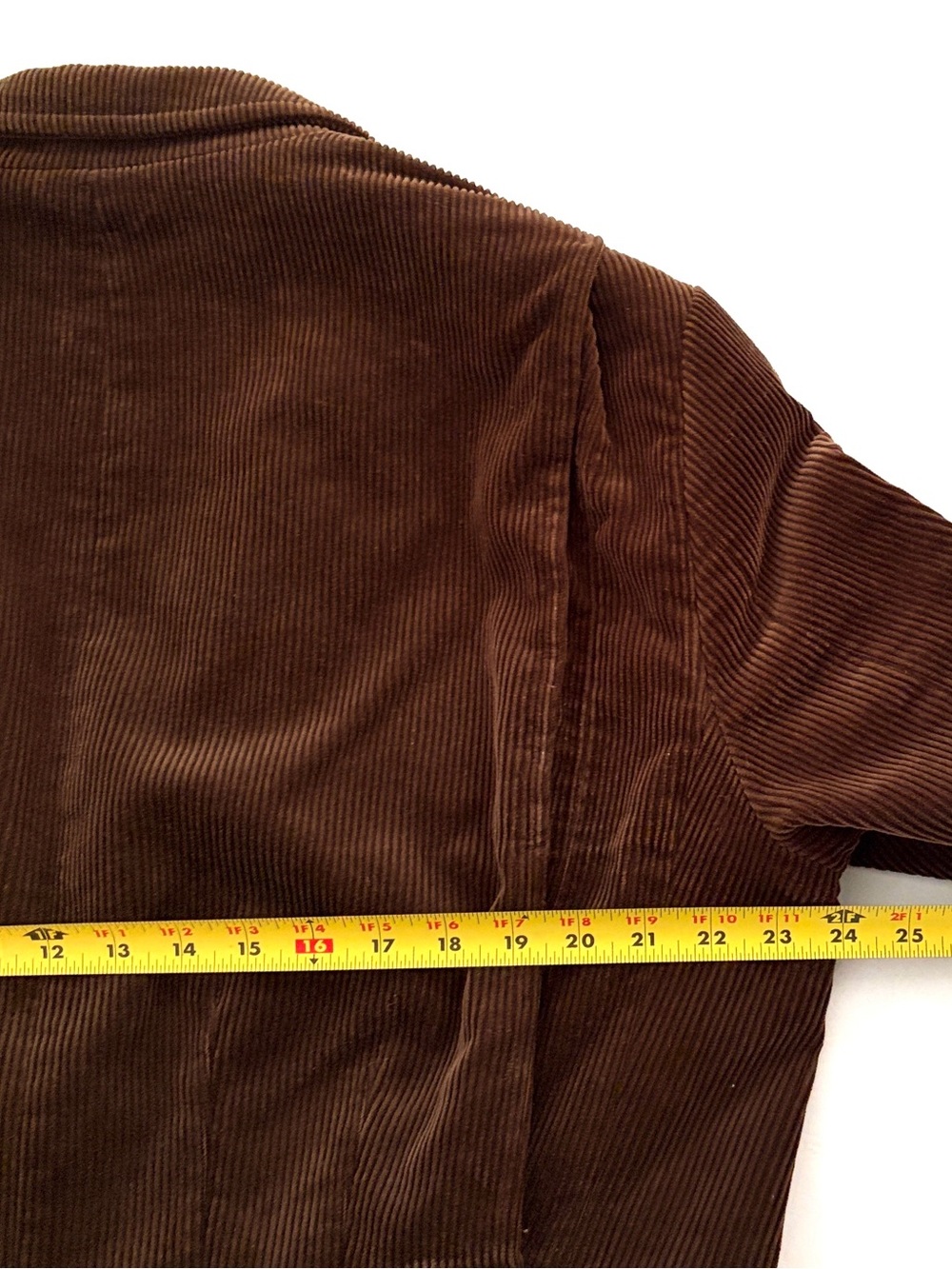 Polo Ralph Lauren Vintage Brown Corduroy 100% Cotton Sport Coat Blazer Large - Picture 13 of 16